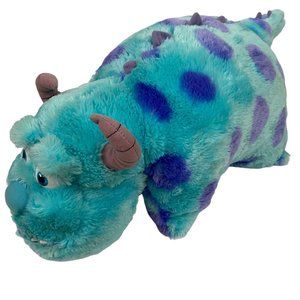 Disney Parks Monsters Inc Sully Pillow Plush Blue Spotted